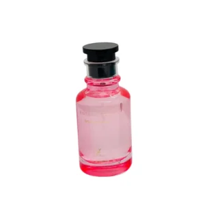a pink bottle with a black cap Royal Secret Perfume