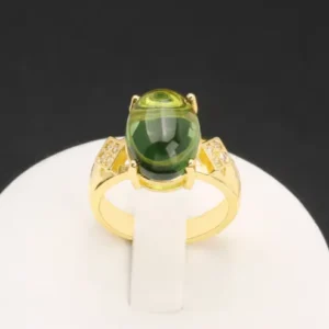 Cubic Zircon Set in green color UAE