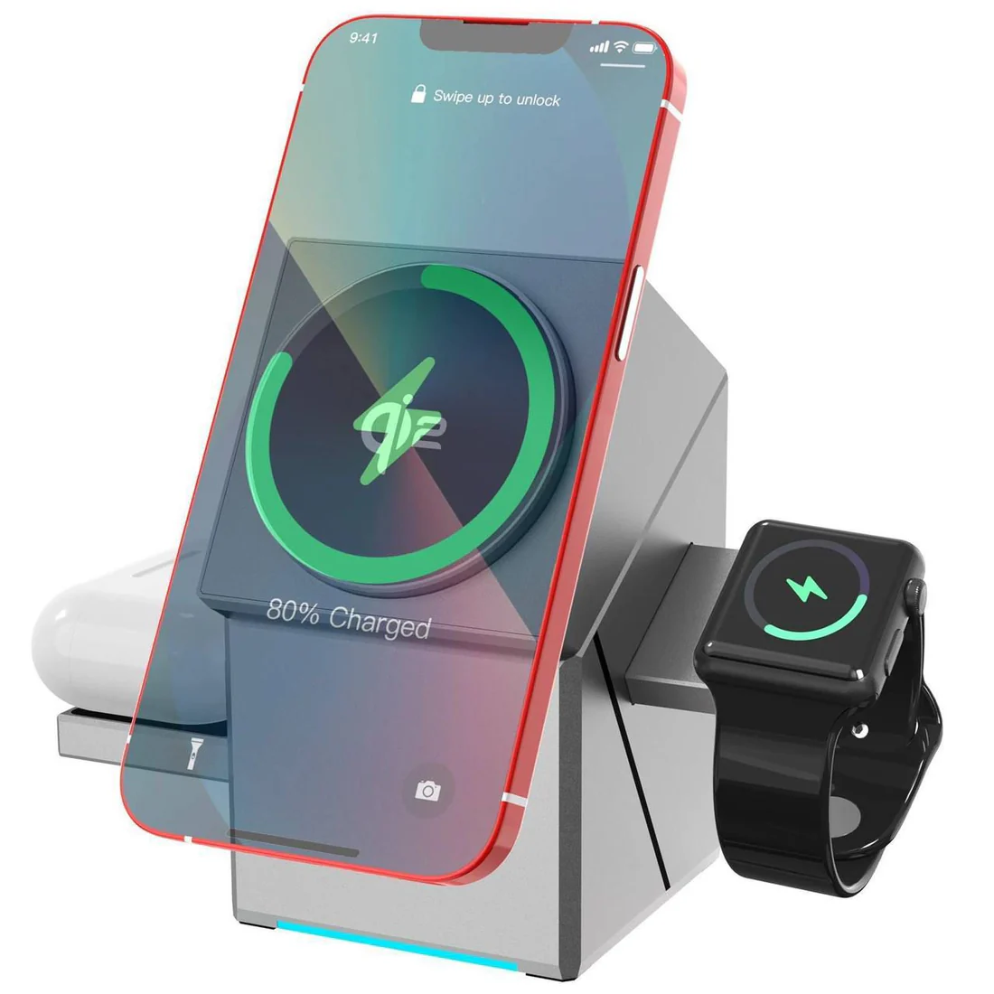 3-in-1 Magnetic Wireless Charger – Qi2 Certified Fast Charging Station