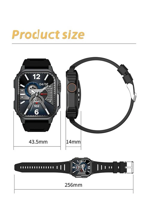 Hepu Multifunctional Smart Watch with Bluetooth Calling - Image 2