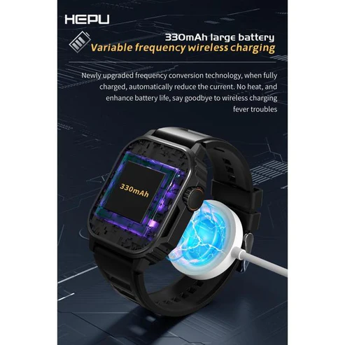 Hepu Multifunctional Smart Watch with Bluetooth Calling - Image 6