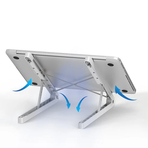 Notebook Folding Stand – Portable Desktop Cooling Bracket - Image 3