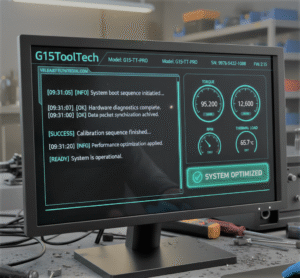 G15ToolTech tool output displayed after successful processing