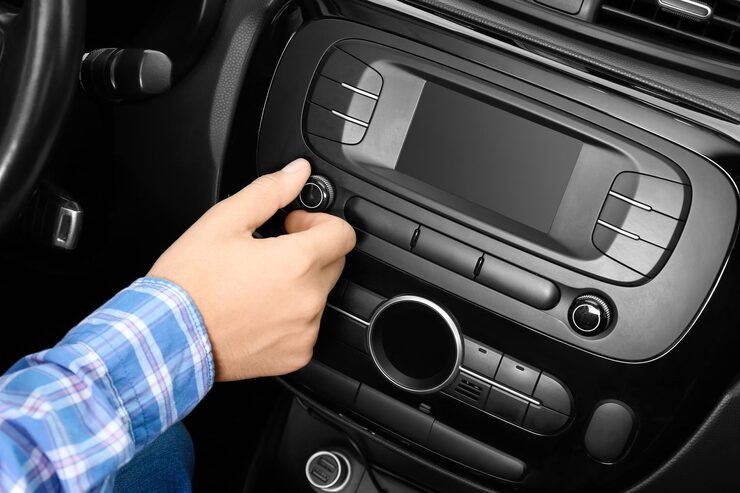 hidden car radio with Bluetooth